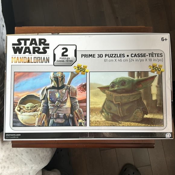 BRAND NEW- 2 set of Star Wars holographic 500 piece puzzles - Picture 2 of 3